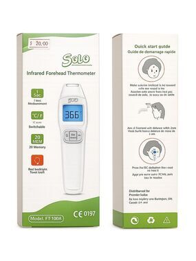 SOLO Infrared Forehead Thermometer – New 🌡️